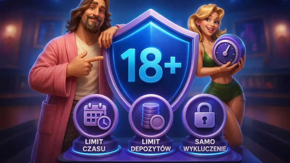ikona tarczy z napisem 18+ i narzędzia limitu gry