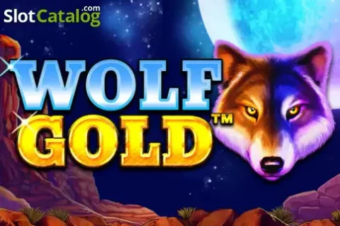 Wolf Gold, wilk na tle księżyca, jackpot